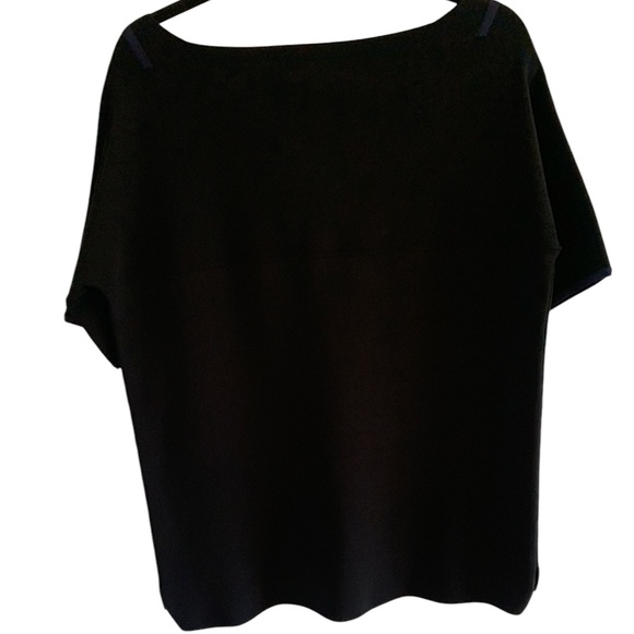 Rag & Bone Black Knit Short Sleeve Top (Size medium) | - Picture 3 of 7